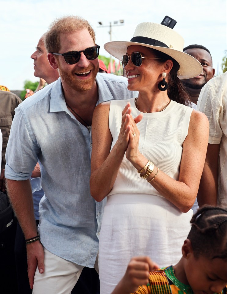 Prince Harry and Meghan Markle in Colombia this summer