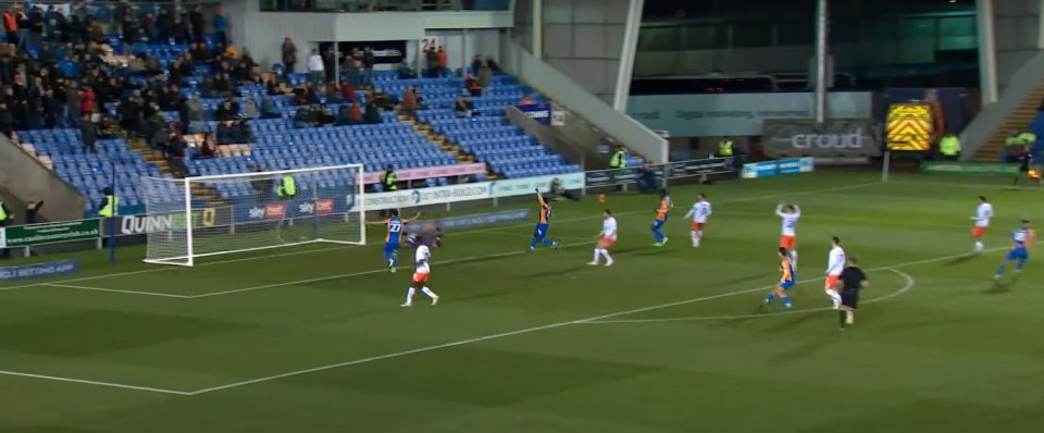 Blackpool fans were left furious with that blunder as they took to social media