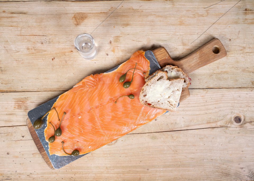 Liven up your smoked salmon with a shot of vodka, its 'absolutely amazing'