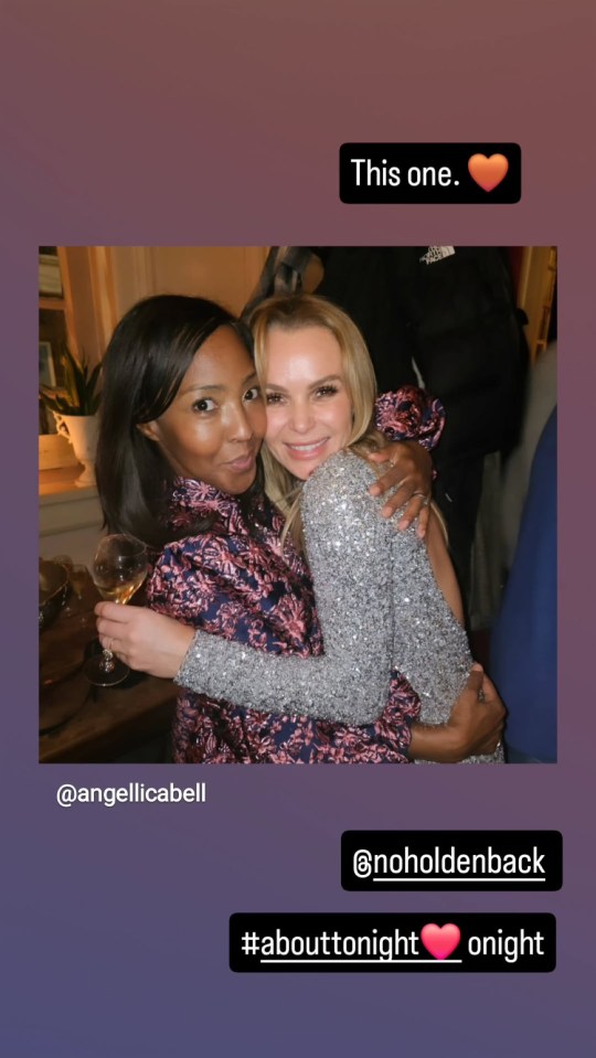 Amanda was also spotted with Angellica Bell