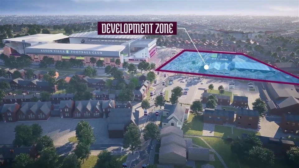 Villa have vowed to build the fan experience zone of the future