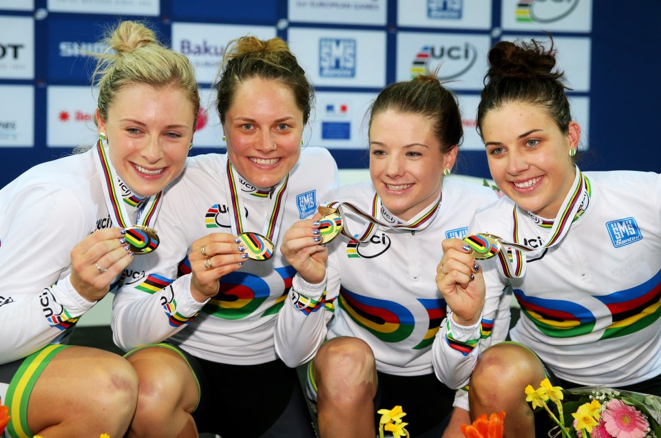 Hoskins was a world champion in the team pursuit in 2015 and a two-time Olympian, finishing fifth at Rio 2016