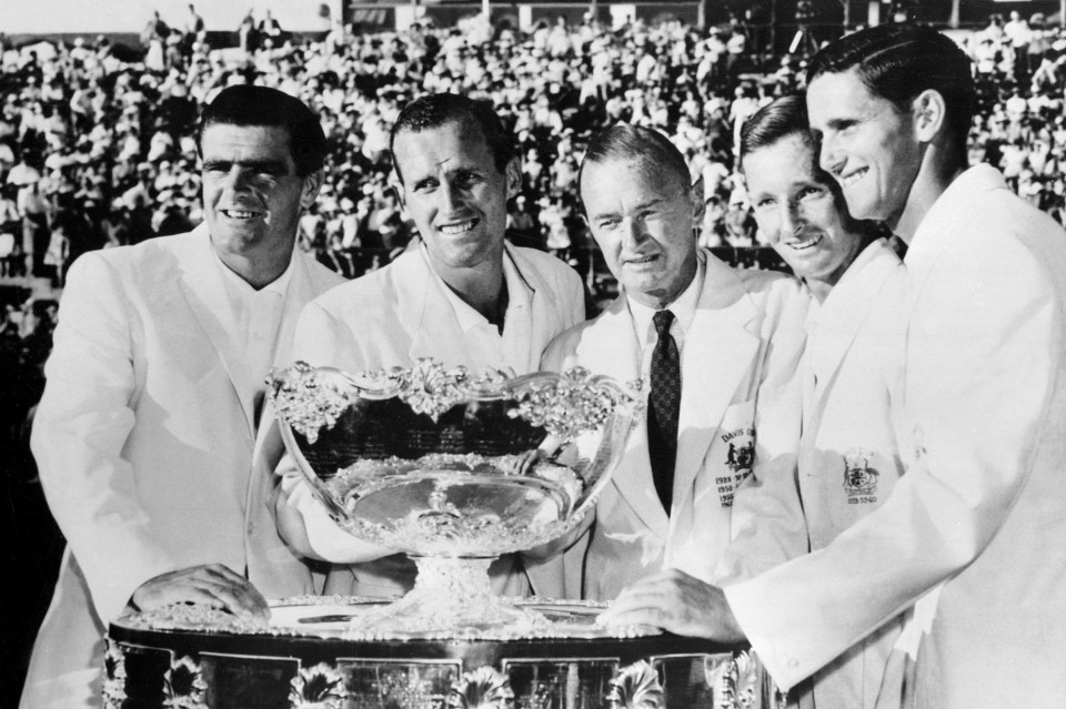 He was a pillar of Australia's Davis Cup success both as a player and a captain