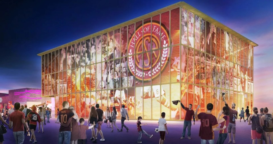 A Roma Hall of Fame building will also be built