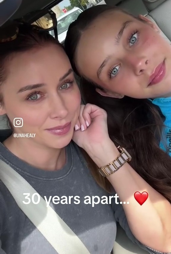 Una Healy left people stunned when she shared a picture with her daughter Aoife