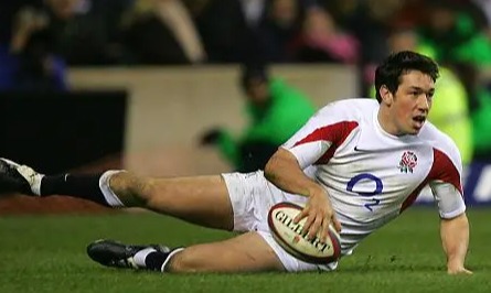 Tom Voyce in action for England