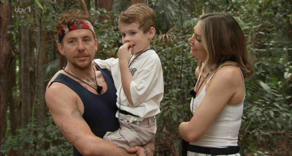 He told how Georgia and Cooper visiting him in the jungle was 'the biggest surprise of my life'