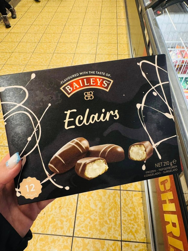 Baileys has released a box of eclairs and 'indulgent' biscuit