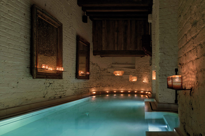 AIRE Ancient Baths London was inspired by the tradition of baths from ancient Roman