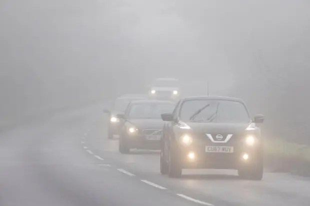 Brits have been warned not to travel due to 'dense fog' covering huge swathes of the UK