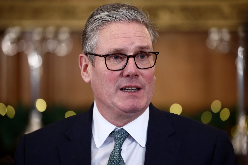 Keir Starmer speaking at a meeting with Indian investors at 10 Downing Street.