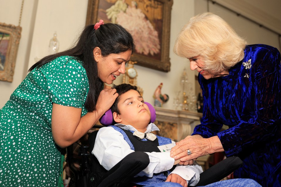 Camilla met children supported by hospice Helen & Douglas House and Roald Dahl’s Marvellous Children’s Charity