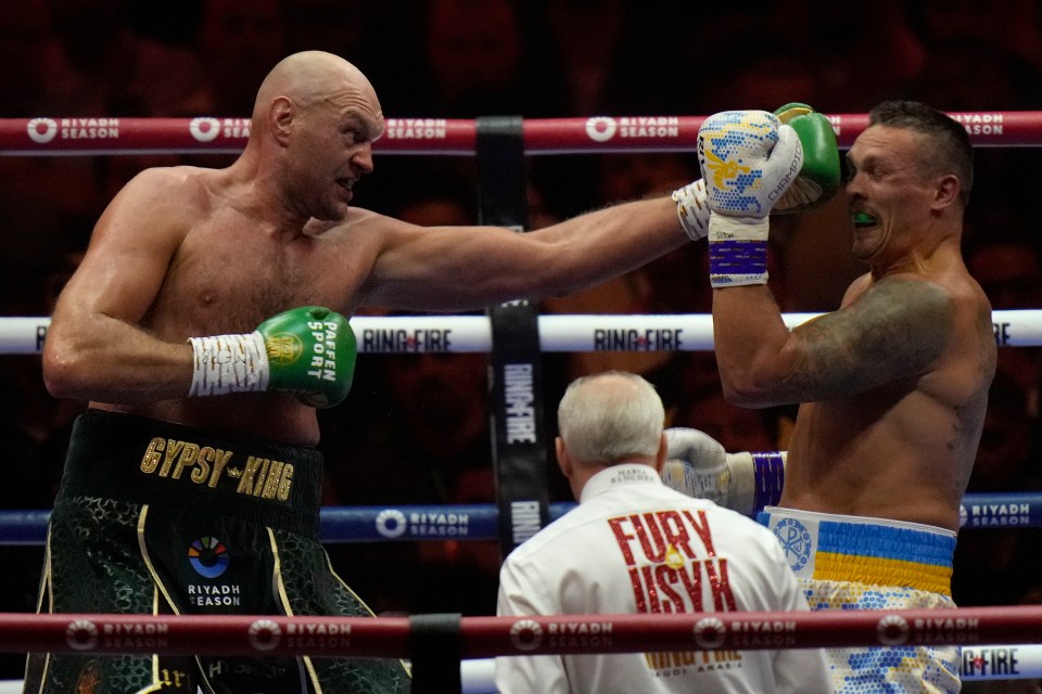 Lewis reckons Fury 'let a couple of rounds go' in his first Usyk fight