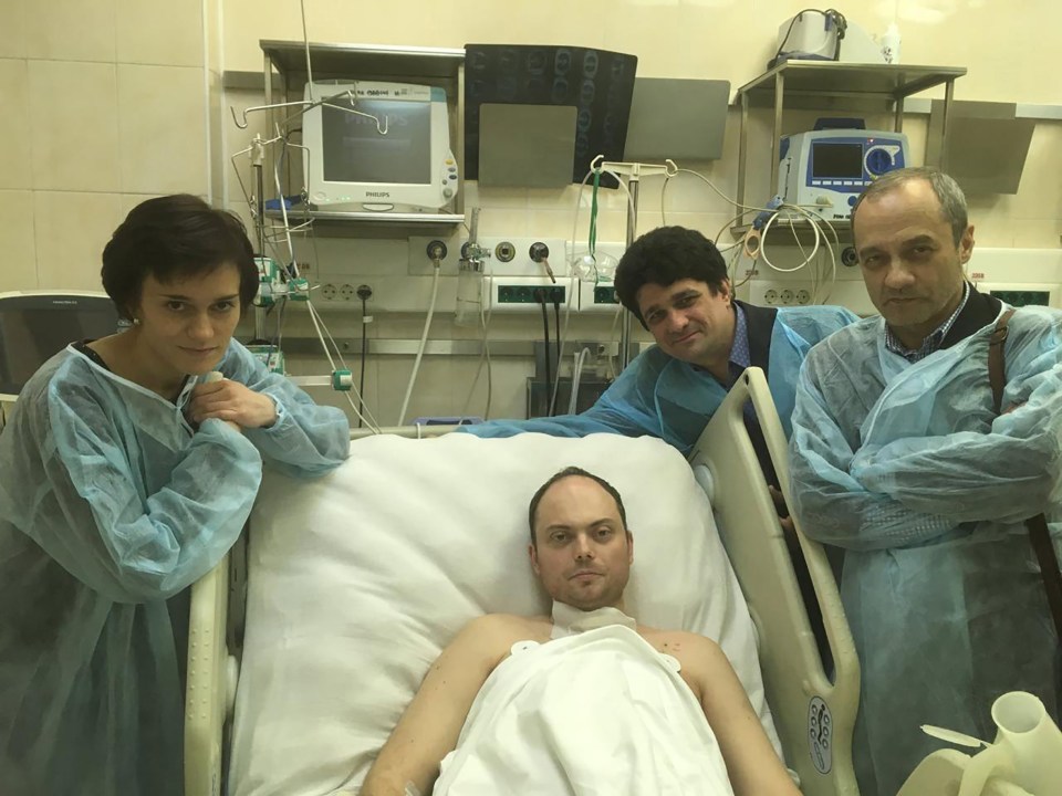 British-Russian political prisoner Vladimir Kara-Murza was poisoned in 2015 and 2017 himself