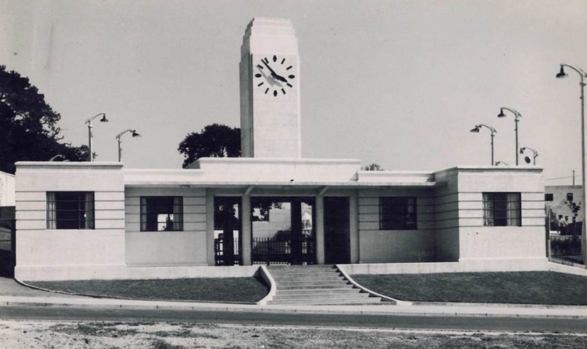 The outdoor pool first opened in 1938