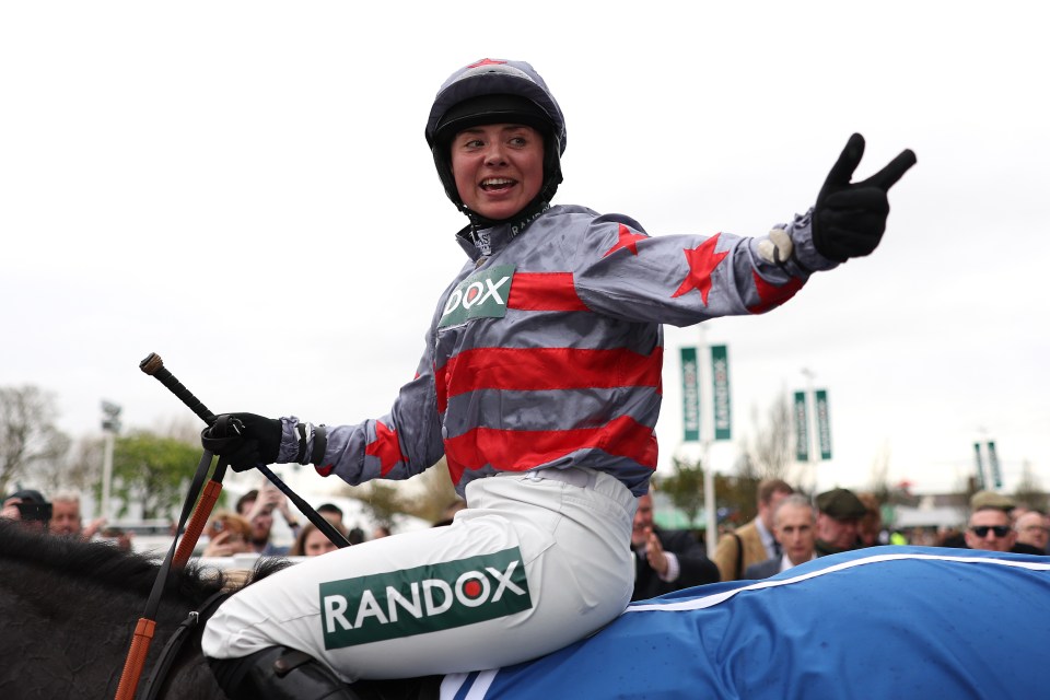 Bryony Frost had a winner at Aintree at the last Grand National Festival... but she won't get the ride on Intense Raffles in the big race