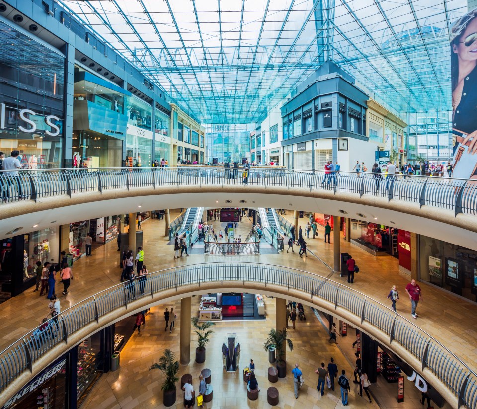 A man fell to his death atthe Bullring in Birmingham