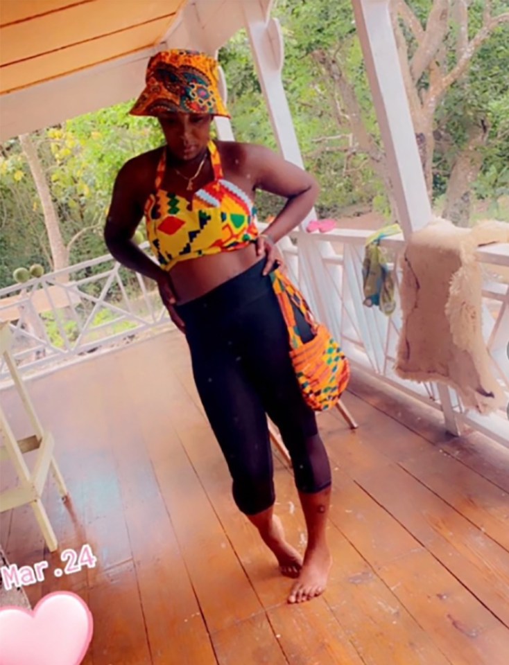 Dawn promoted the clothes she imported from Ghana on social media