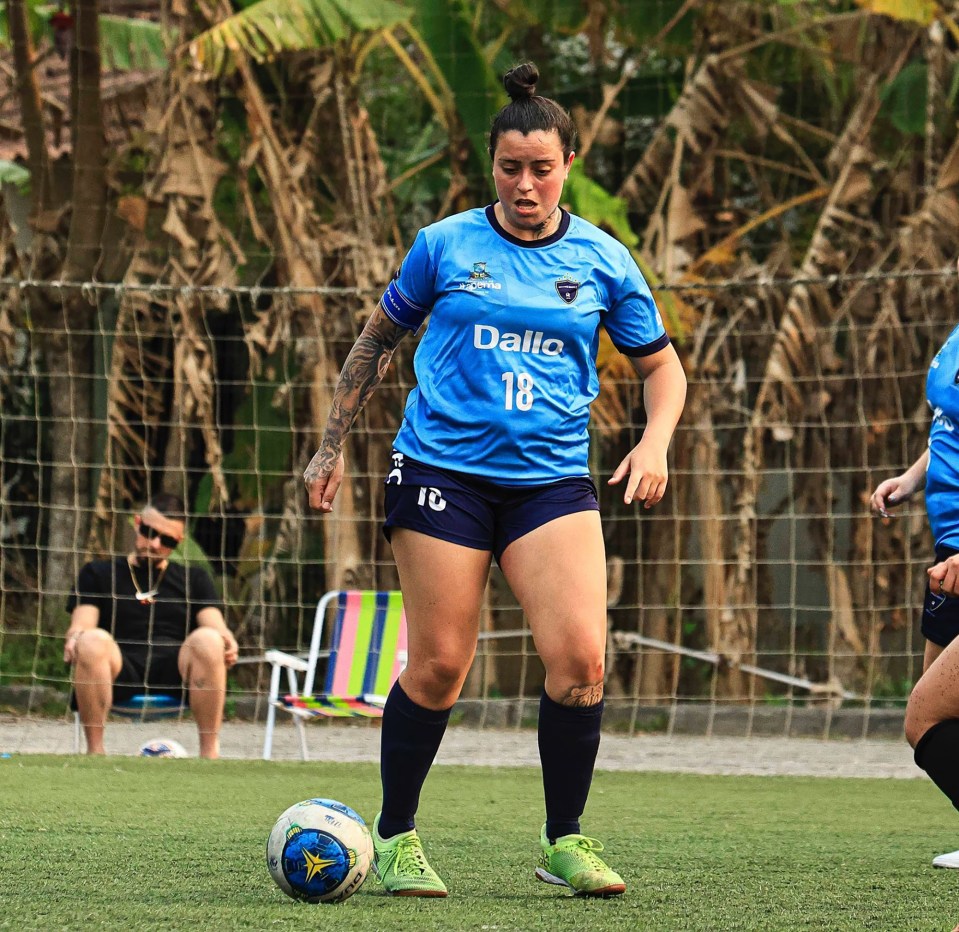 The Brazilian played futsal for a team in her home country