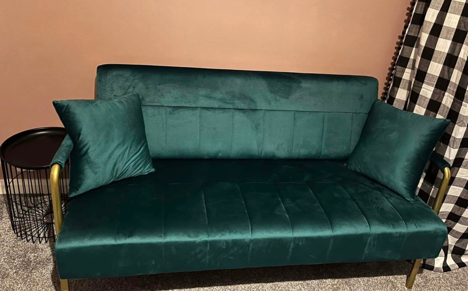 One shopper shared her £90 sofa bargain on social media