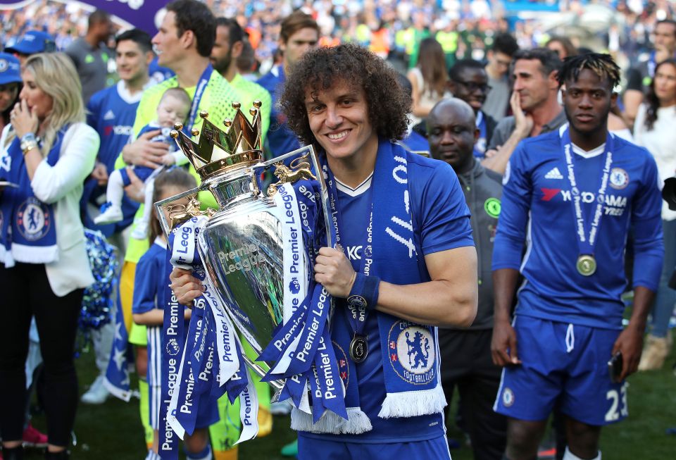 David Luiz won the Premier League with Chelsea and now could face them aged 37