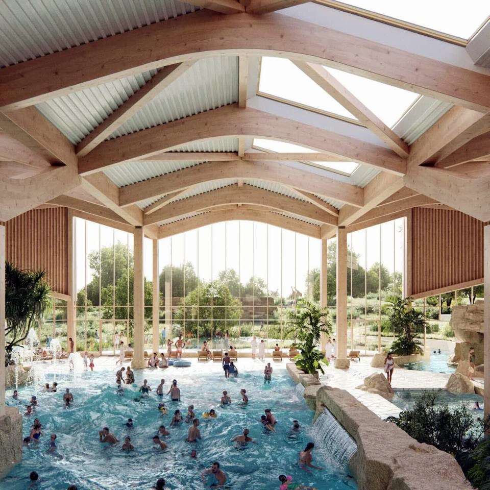 Chessington also has plans for slides, pools and a spa