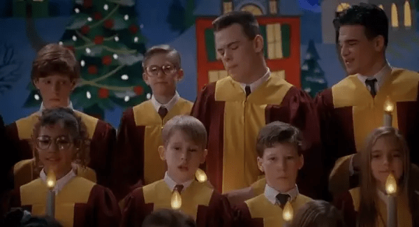 A choir scene from Home Alone.