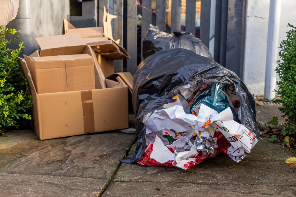 Hundreds of thousands of miles worth of wrapping paper ends up in landfill every year in the UK (stock)