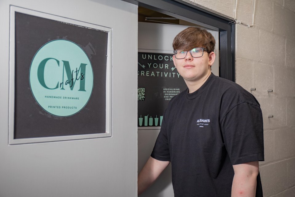 Caelan McDonald, 17, makes nearly £15,000 a month with his personalised sticker business