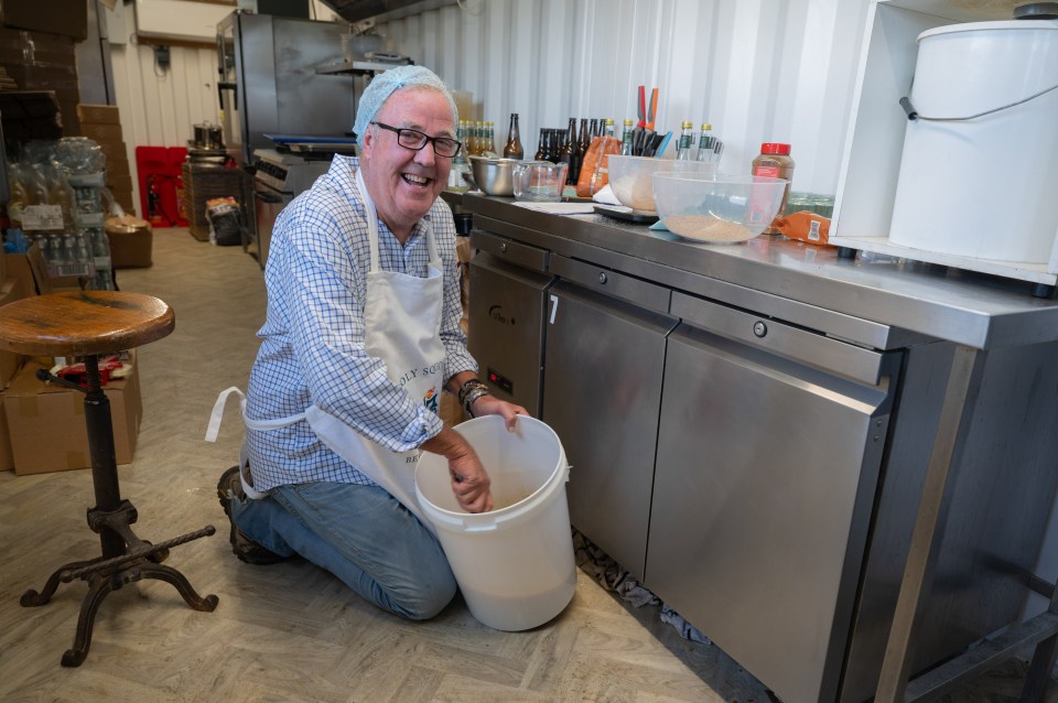 Jeremy has been hard at work creating his own beer and produce