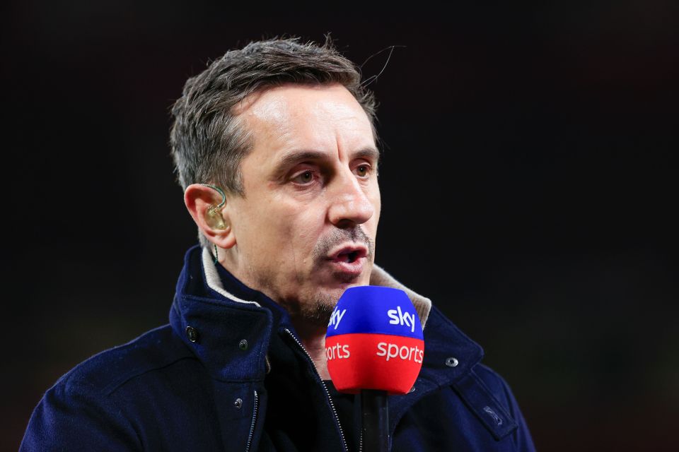 Gary Neville tore into Man Utd during his commentary on Sky Sports