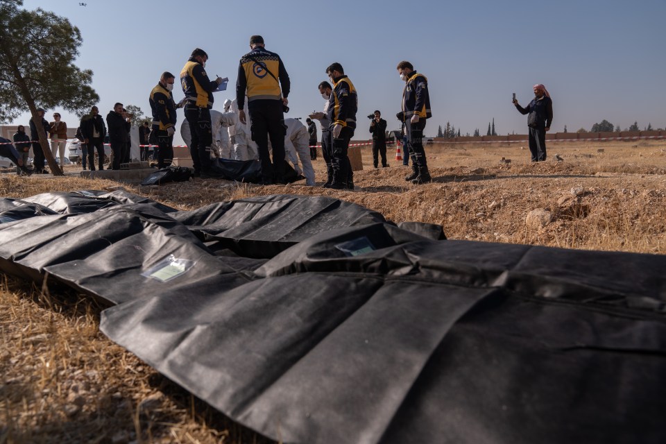 Remains of thousands of bodies of civilians killed by the ousted regime of Bashar al-Assad were found at the Adra mass grave