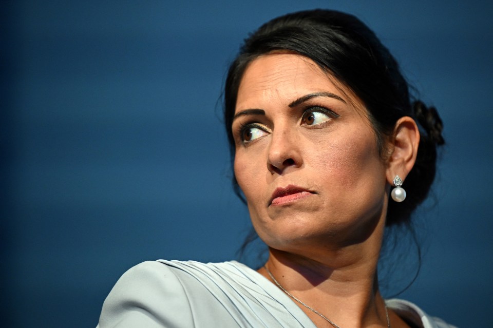 Headshot of Priti Patel.