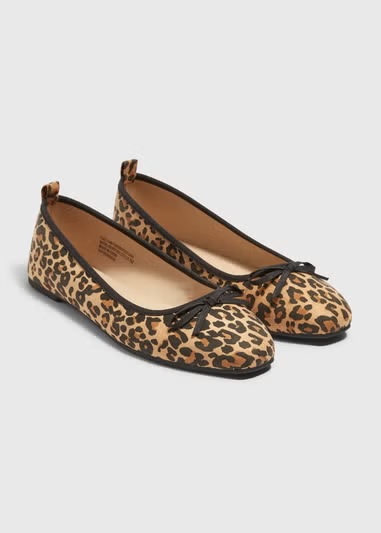 These leopard-print ballet flats are £4 at Matalan