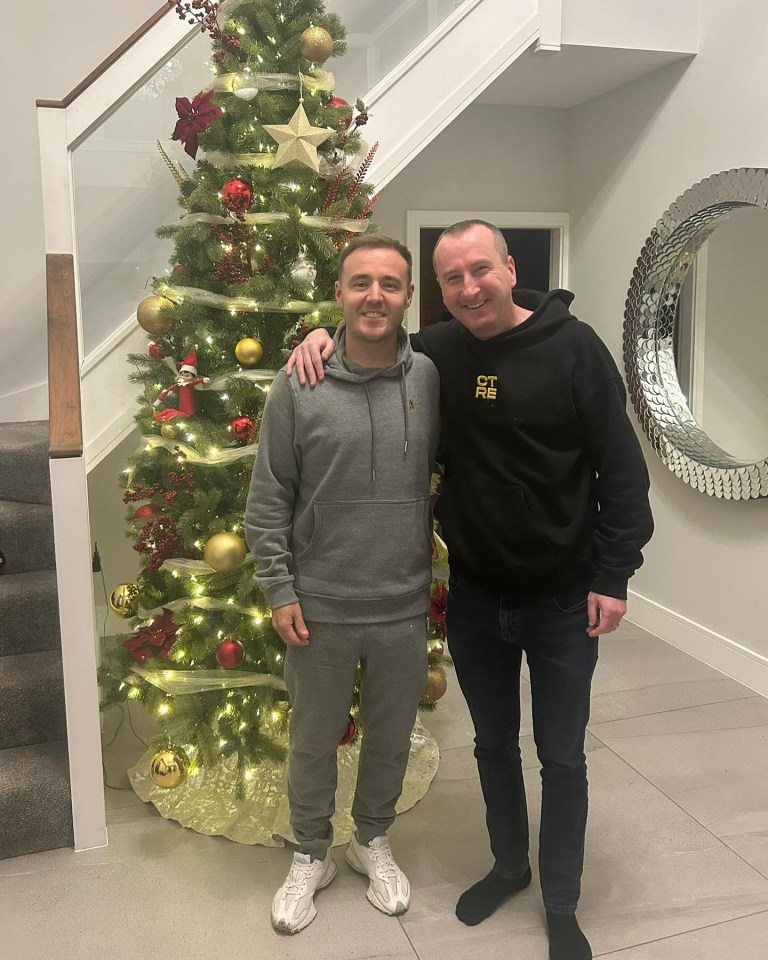 I'm A Celeb star Alan Halsall has reunited with his Corrie colleague Andy Whyment following his time Down Under