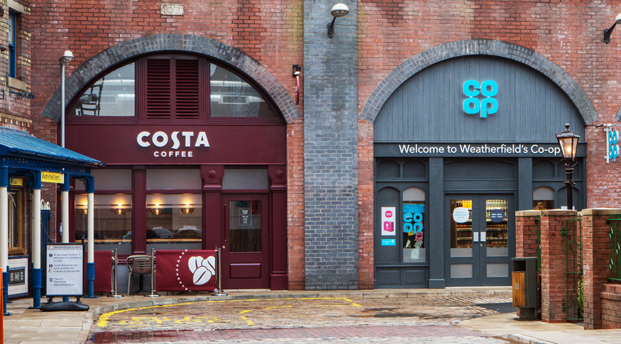 Weatherfield has even got a Costa and Co-Op