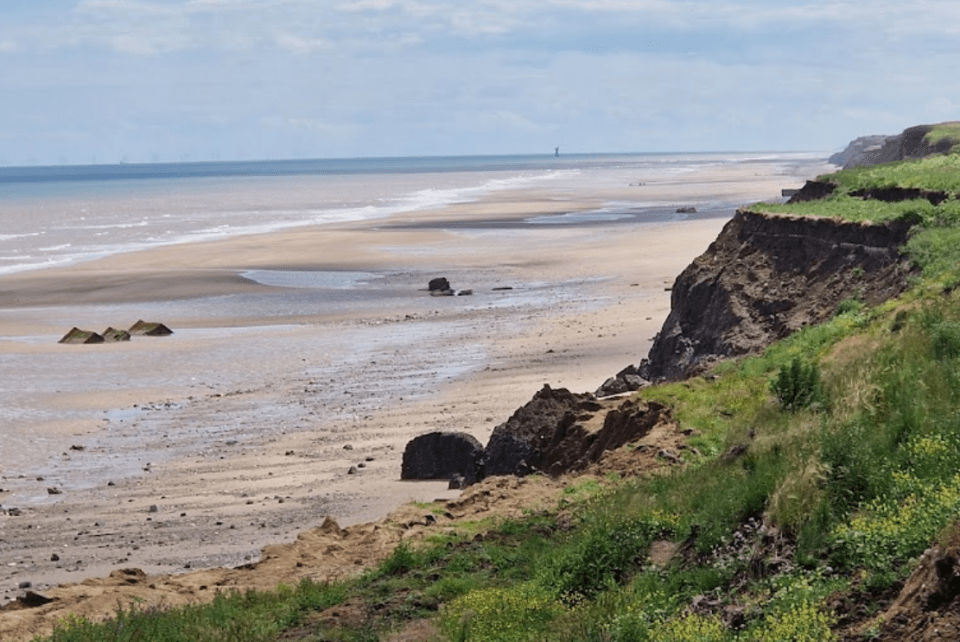 Cowden Beach is a flat beach that's good for walks