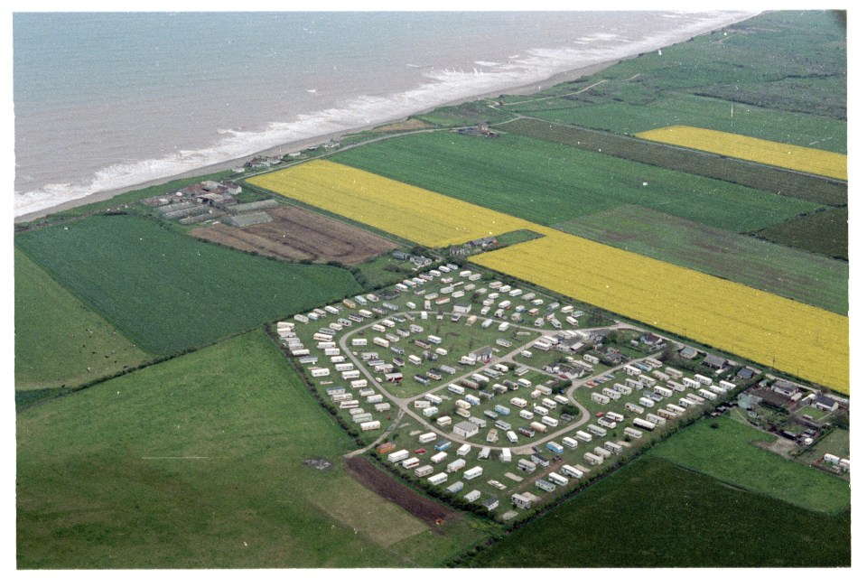 Cowden is a tiny English village is only home to just over 100 residents, one pub and a five-star holiday park (pictured)