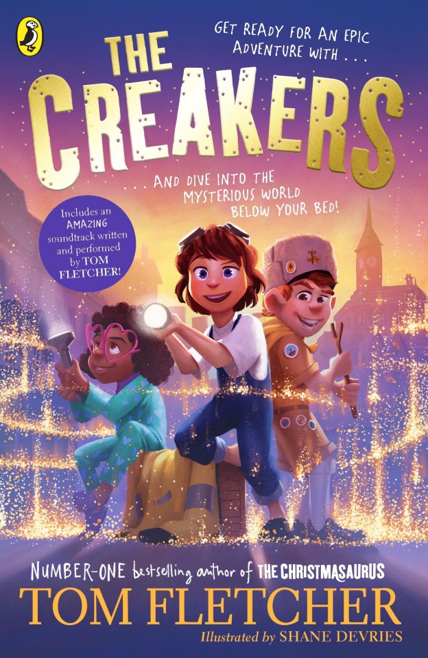 Book cover for *The Creakers* by Tom Fletcher.