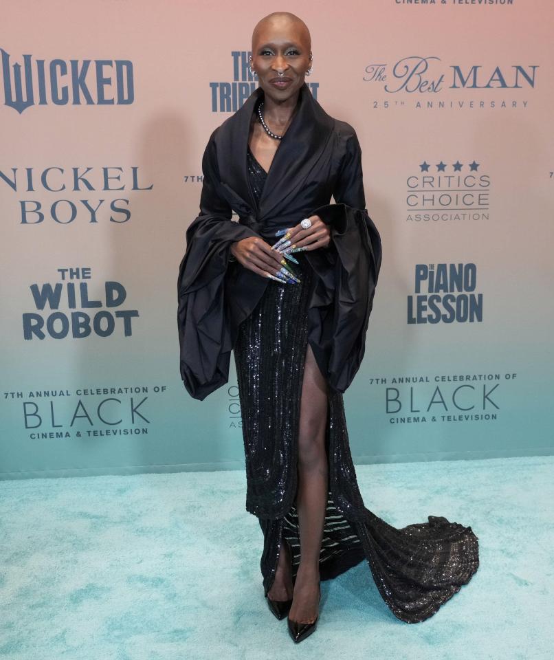 Cynthia Erivo won the Actress Award at the 7th Annual Celebration of Black Cinema & Television in Los Angeles