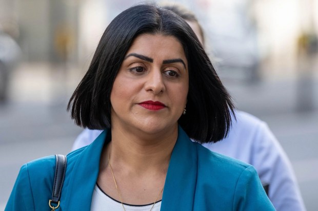 Shabana Mahmood, Justice Secretary, at a National Security Council meeting.