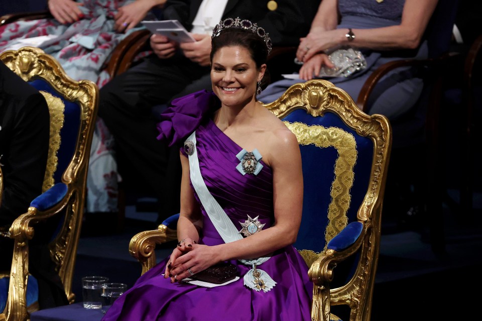 A man was arrested outside the castle of Crown Princess Victoria of Sweden