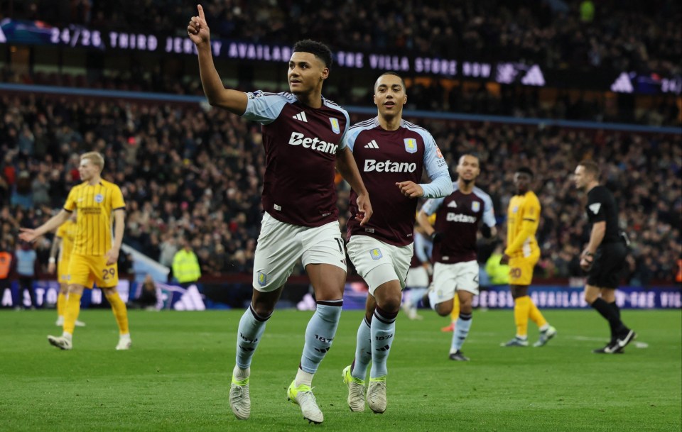 Aston Villa came from behind to lead before being pegged back