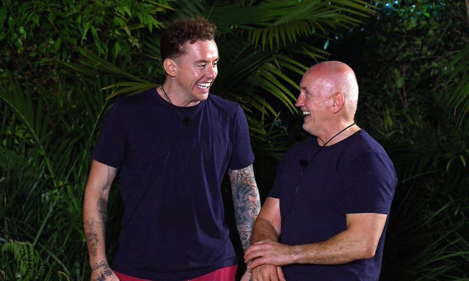 Barry and Danny have formed a close relationship in the jungle