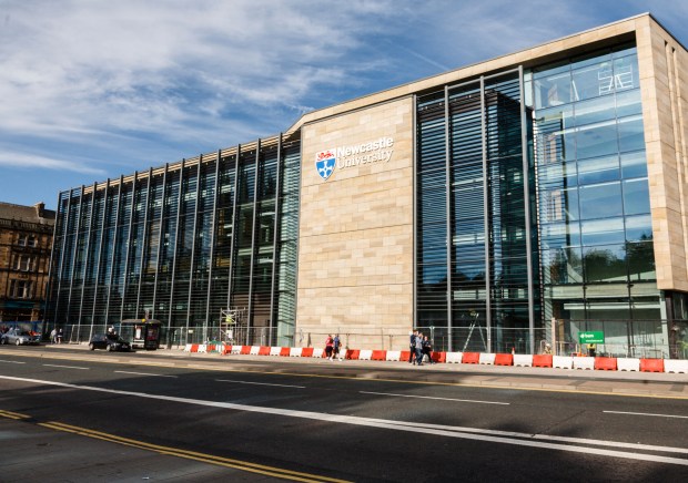 Newcastle University building.