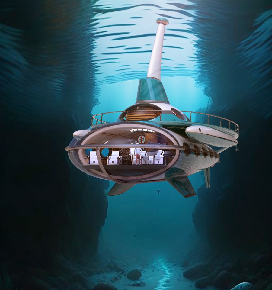 The Deep Sea Dreamer would be able to sit on the ocean floor for up to a week