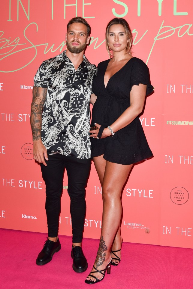 Mandatory Credit: Photo by James Warren/SOPA Images/REX/Shutterstock (10347668d) Dominic Lever and Jessica Shears 'In The Style' summer party, Libertine, London, UK - 25 Jul 2019