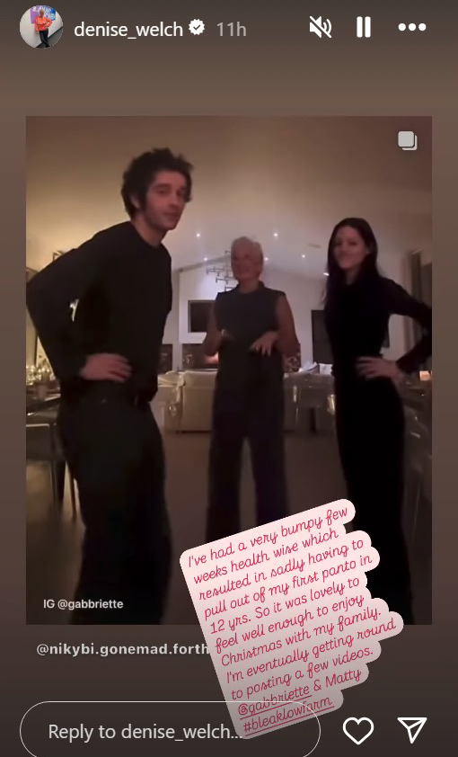 Matty and Gabbriette were seen joining Denise for a dance