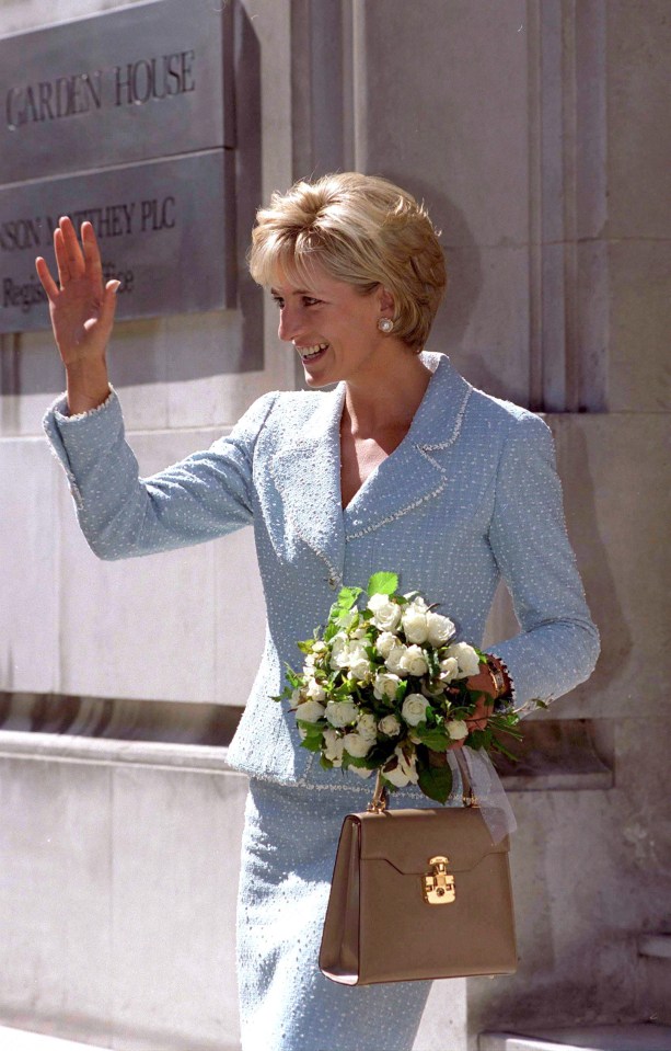 Diana was seen wearing the stylish watch during public appearances