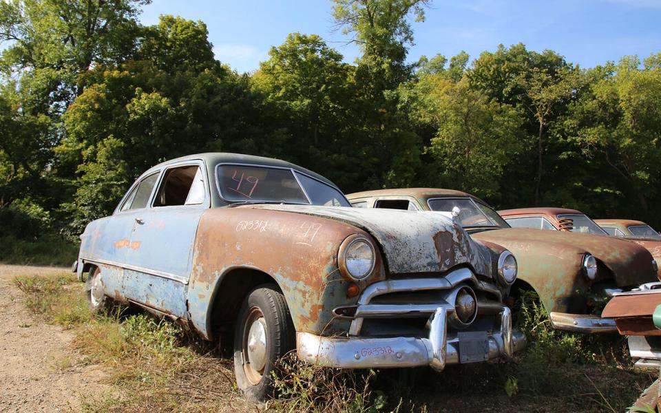 This 1949 Ford was the first all-new postwar Ford